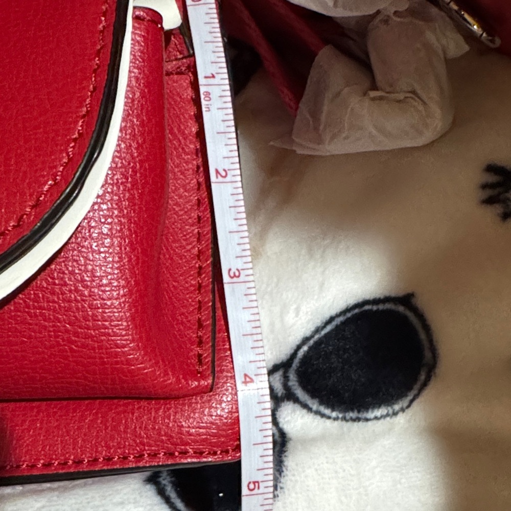 NWT Karl Lagerfeld Bold Simone Crimson Crossbody Bag - Picture 12 of 13